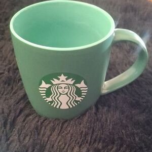 Starbucks Mint Green Ceramic Logo Mug